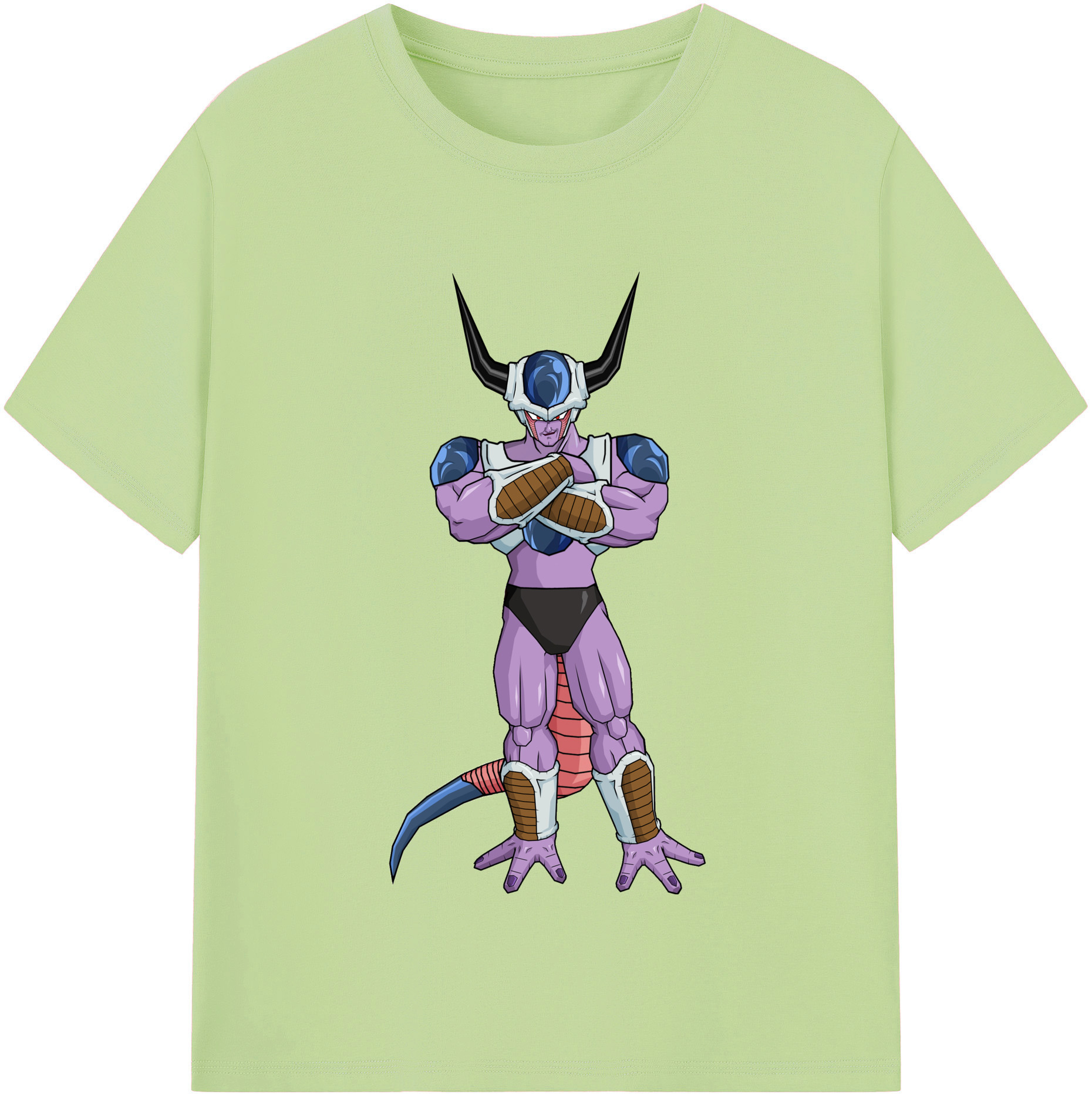 （画像用） ドラゴンボール フリーザ DRAGON BALL Frieza 綿100％半袖Tシャツ（フロントプリント）